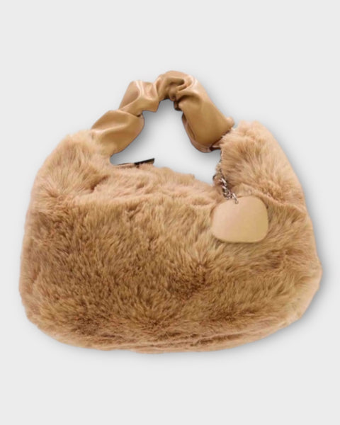Sac à main femme fausse fourrure