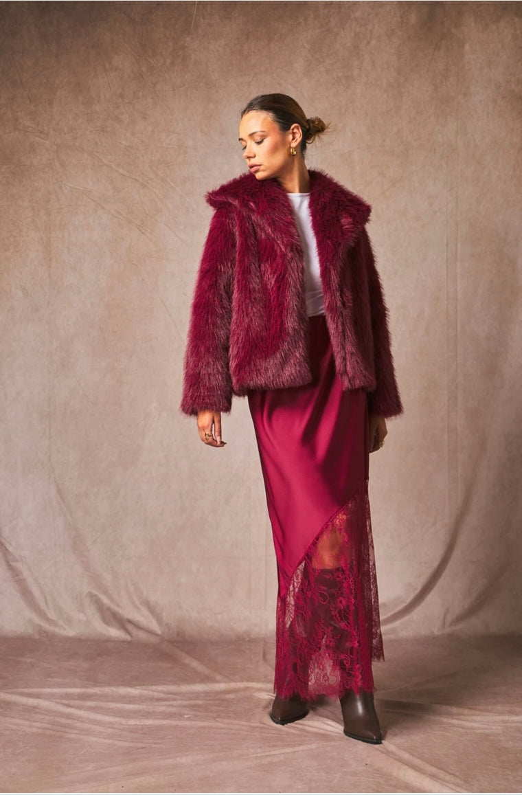 Manteau en Fourrure Synthétique