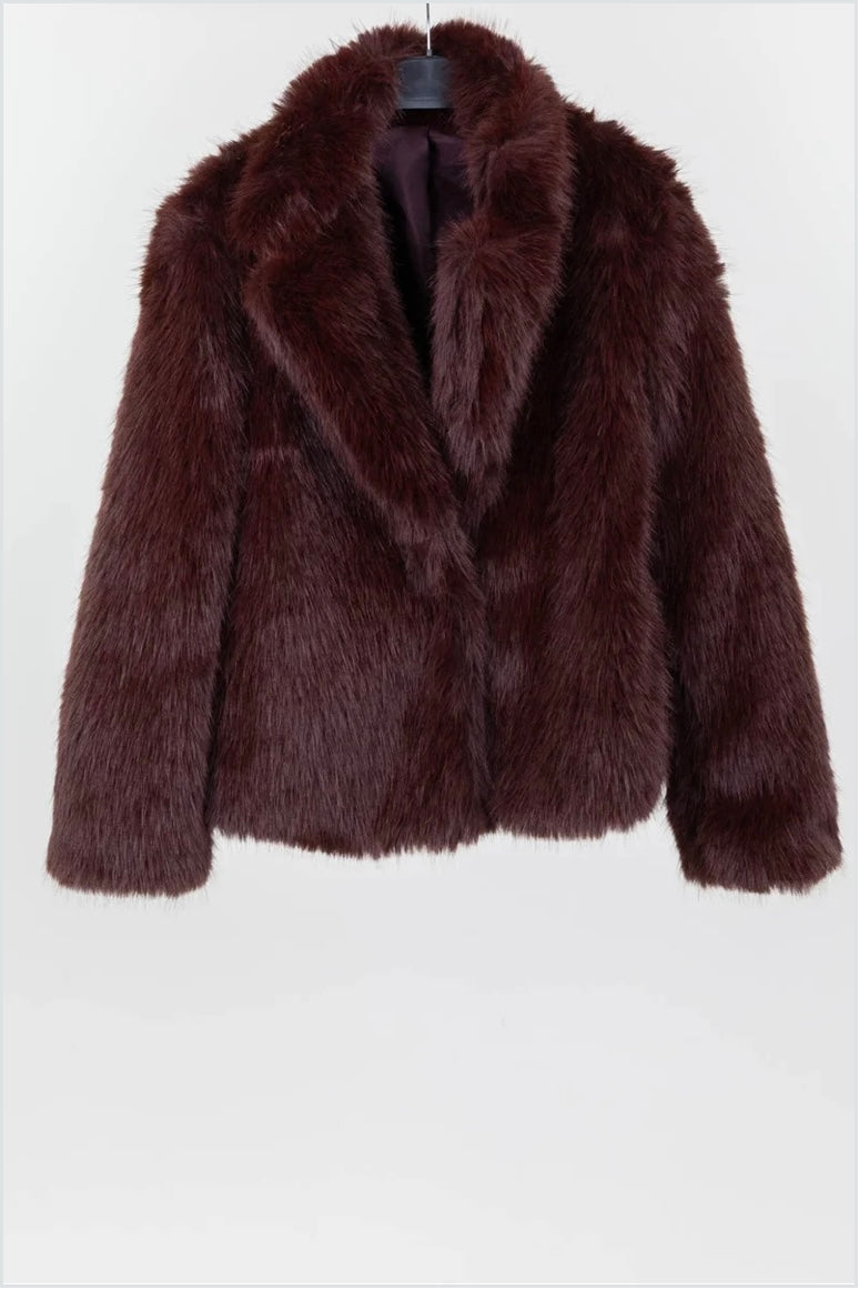 Manteau en Fourrure Synthétique