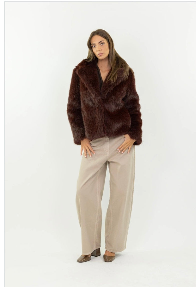 Manteau en Fourrure Synthétique