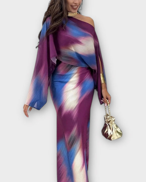 Ensemble robe et crop top - 2 pièces