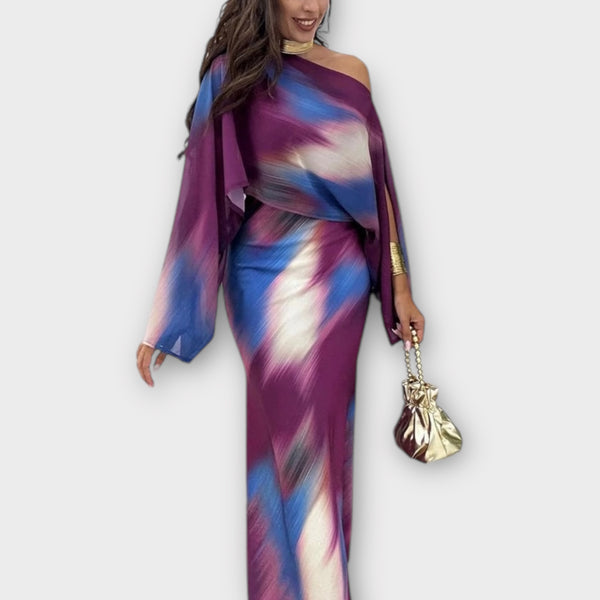 Ensemble robe et crop top - 2 pièces