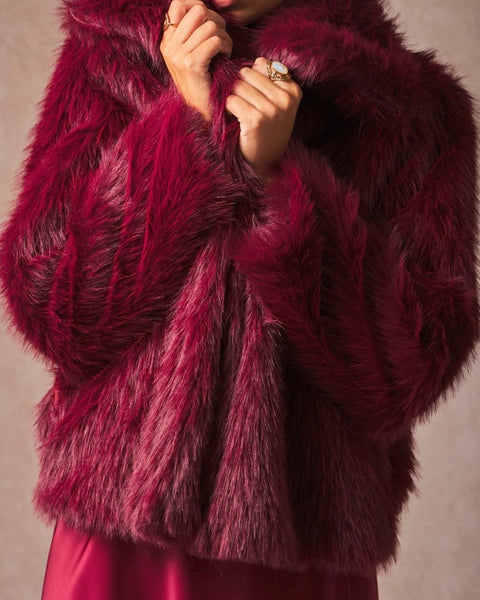 Manteau en Fourrure Synthétique