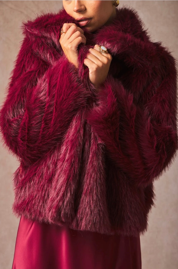 Manteau en Fourrure Synthétique