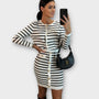 Ensemble gilet et jupe mi-longue