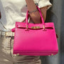 Sac à main en cuir grainé - coloris multiples