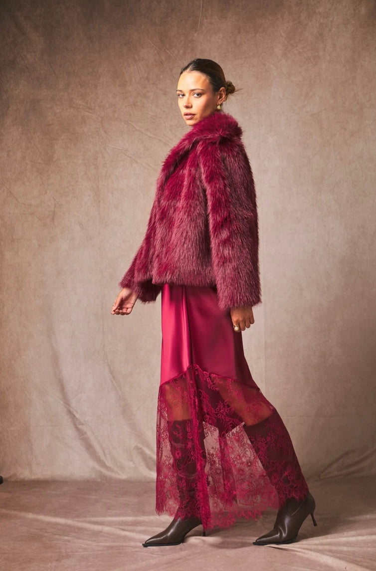 Manteau en Fourrure Synthétique