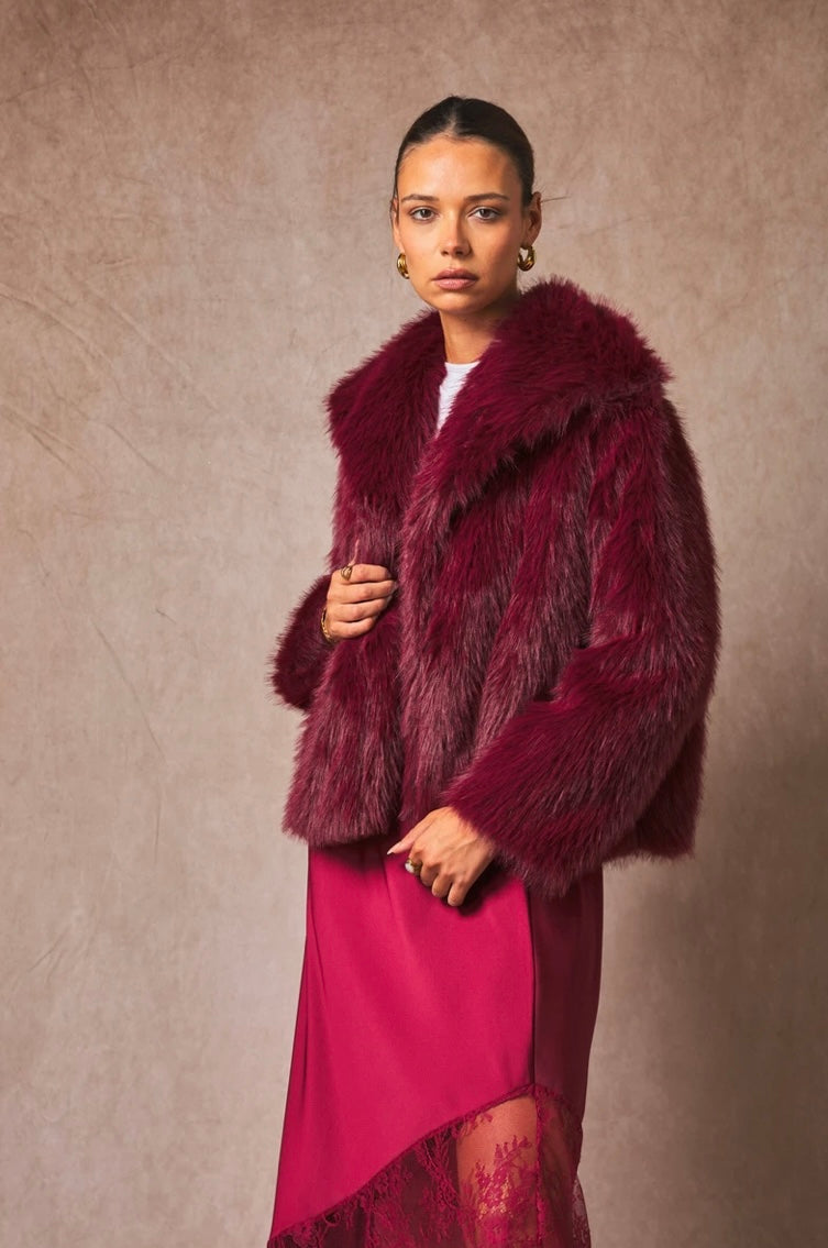 Manteau en Fourrure Synthétique