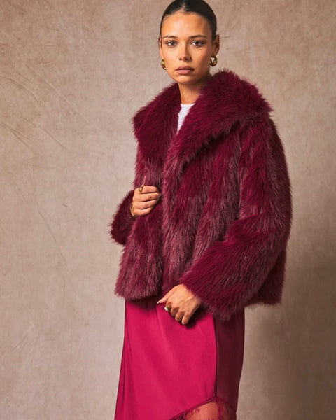 Manteau en Fourrure Synthétique