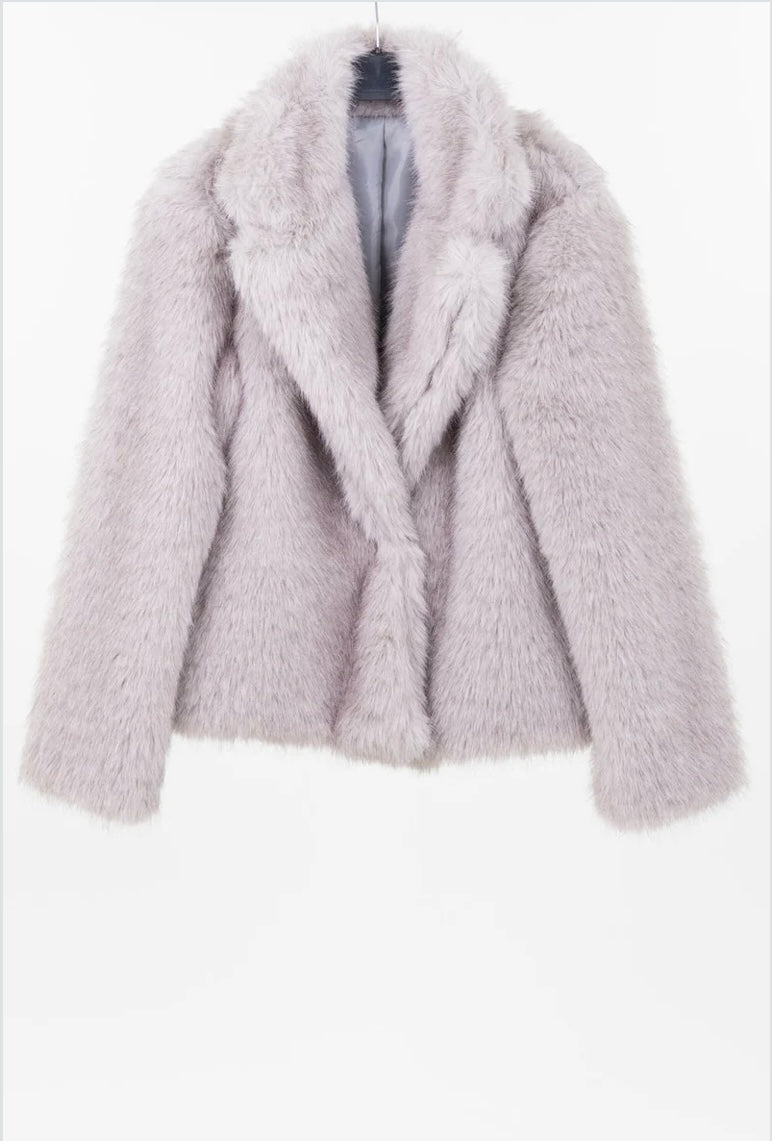 Manteau en Fourrure Synthétique