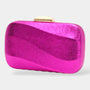 Pochette de soirée rose vibrant pailletée