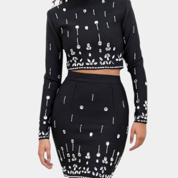 Ensemble glamour top et jupe