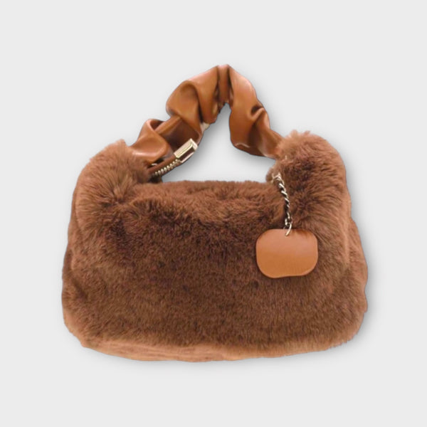 Sac à main femme fausse fourrure