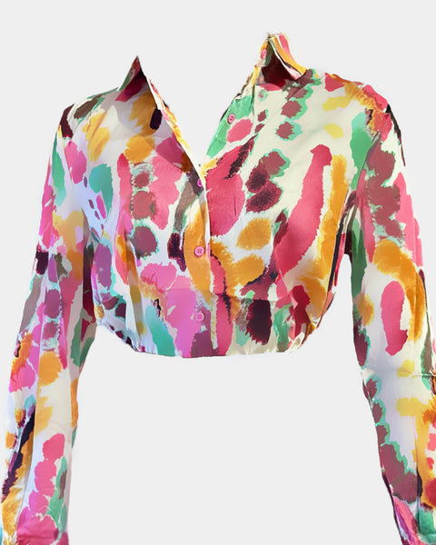 Chemise à motifs - multicolore