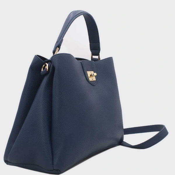 Sac à main effet cuir grainé
