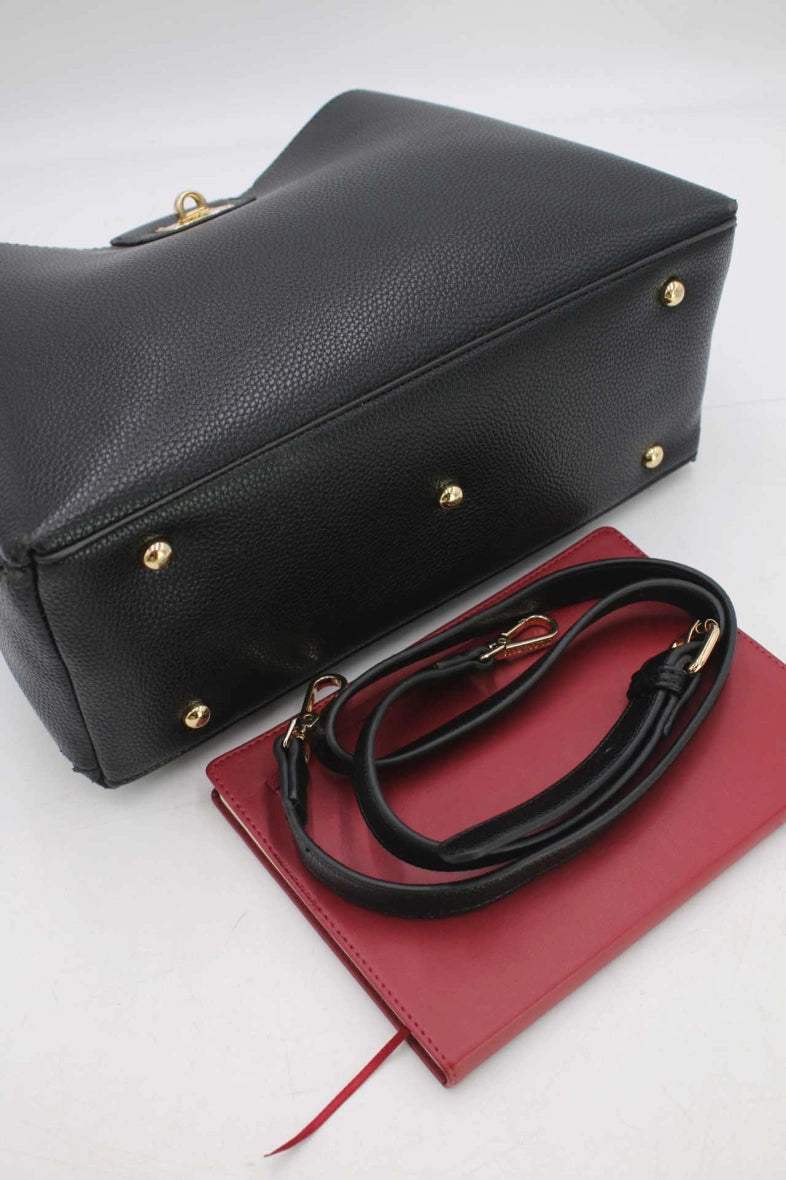 Sac à main effet cuir grainé